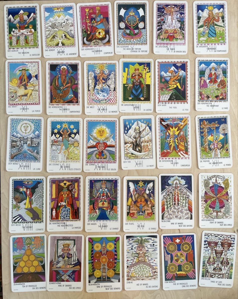 Giochi: Walter Wegmüller Neuzeit Tarot – Usato da Bern venduto da gwe_6rck 4