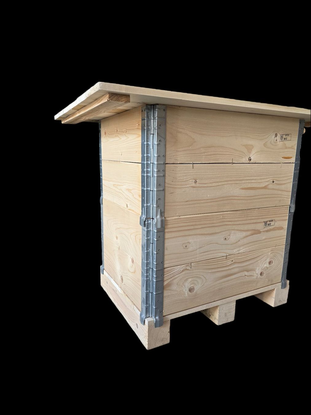 Holzartikel: Stehtisch mit Stauraum / 1200 x 800 x 930 mm – Neu (gemäss Beschreibung) aus Schwarzenegg von SILOU_VERPACKUNGEN 2