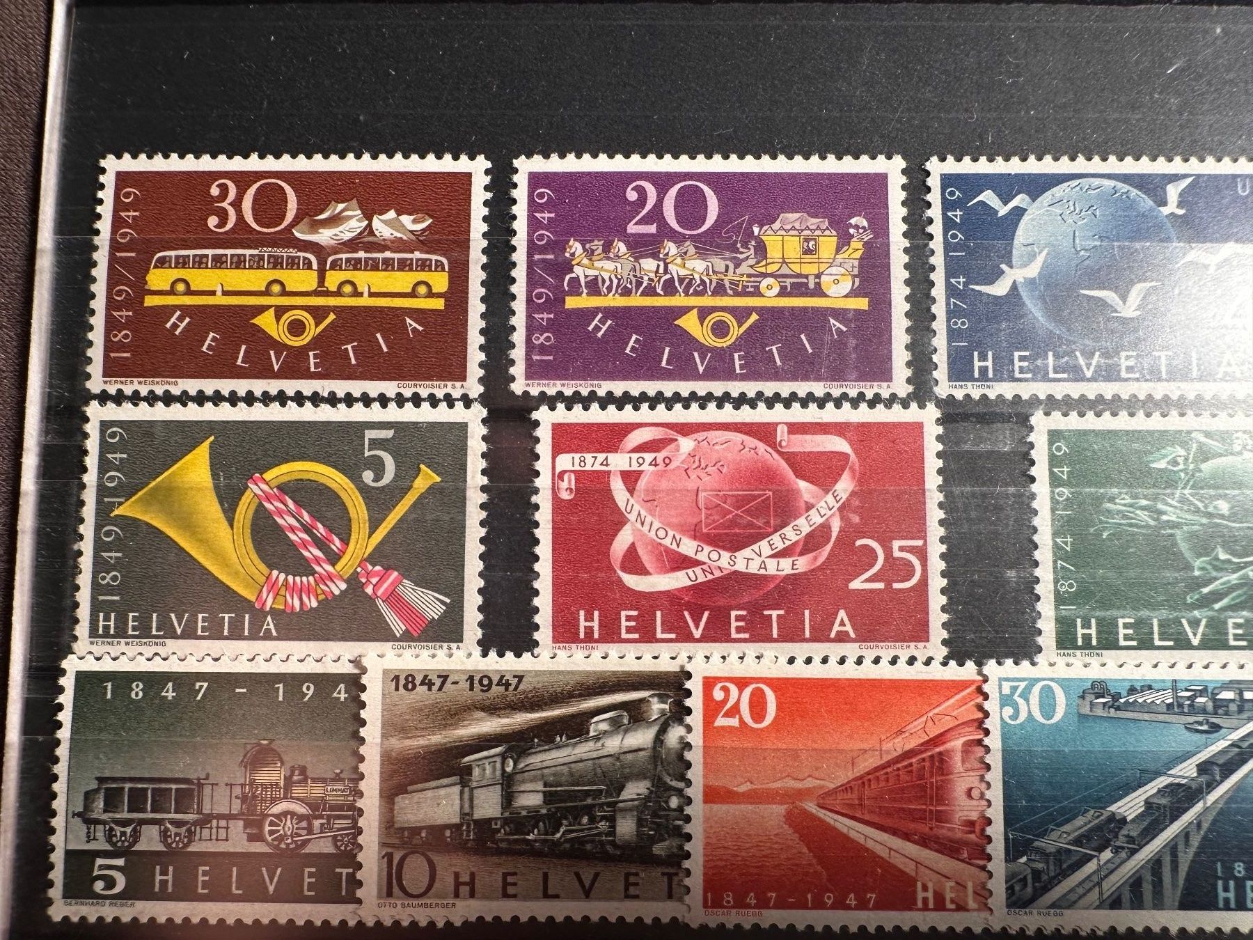 Tous les timbres: Postfrisch 1947 und 1949 – D'occasion à Stettfurt par 2442 2