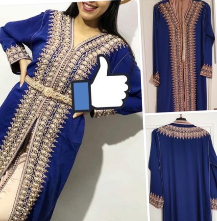 Caftan marocain de 2 pièces