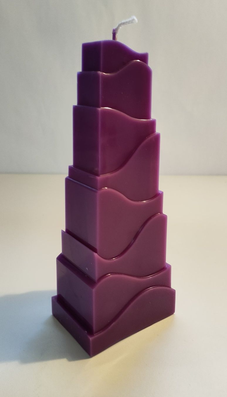 Kerzen: Kerze Zuckerhut violett – Neu (gemäss Beschreibung) aus Rothrist von GIWALD