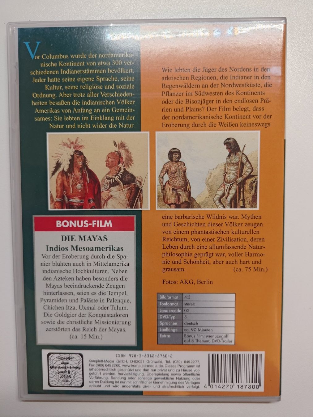 Tutti i DVDs: Die Indianer Nordamerikas – Usato da Liestal venduto da Kratzilla 2