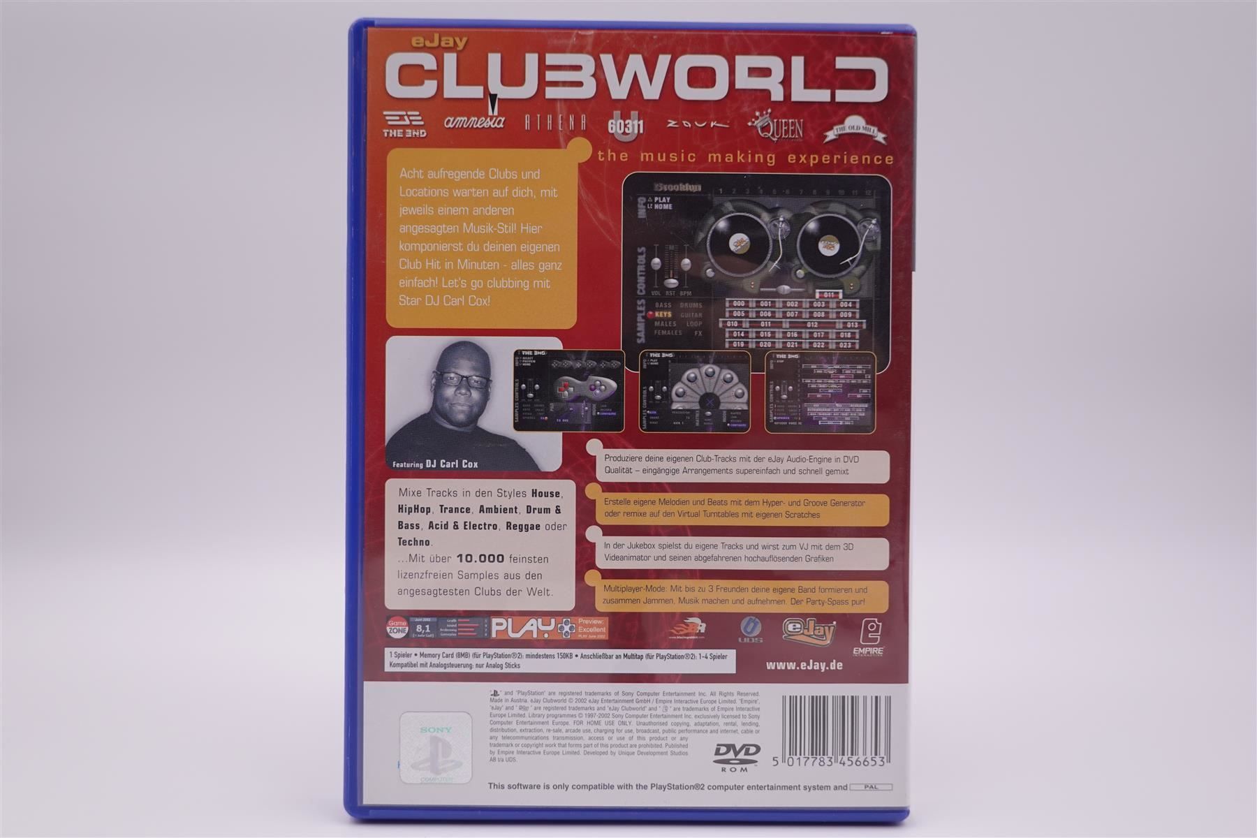 Sony Giochi: Ejay Clubworld (PS2) – Usato da Herisau venduto da ZelliZone 1