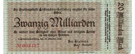 Lichtenstein Callnberg 20 Mrd.Mark 22.10.1923 SS++-VZ