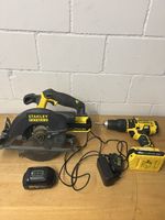 Stanley Handkreissäge + Bohrmaschine 18V