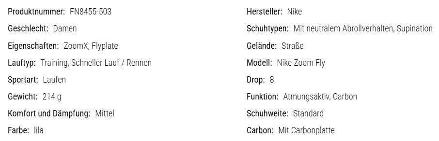 Nike Damenschuhe: Laufschuh Nike Zoom Fly 6 – Neu (gemäss Beschreibung) aus Cazis von anizwei2 9