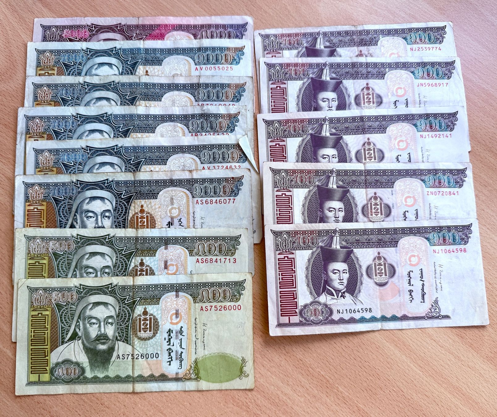 Banconote: 20 Billets de banque argentins, mongols etc – Usato da Veyrier venduto da Szurkemaci 3
