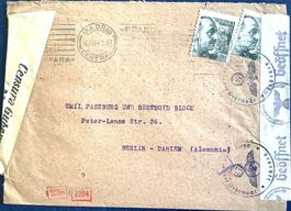 1942 Spanien Brief mit Doppel Zensur - Madrid / Berlin