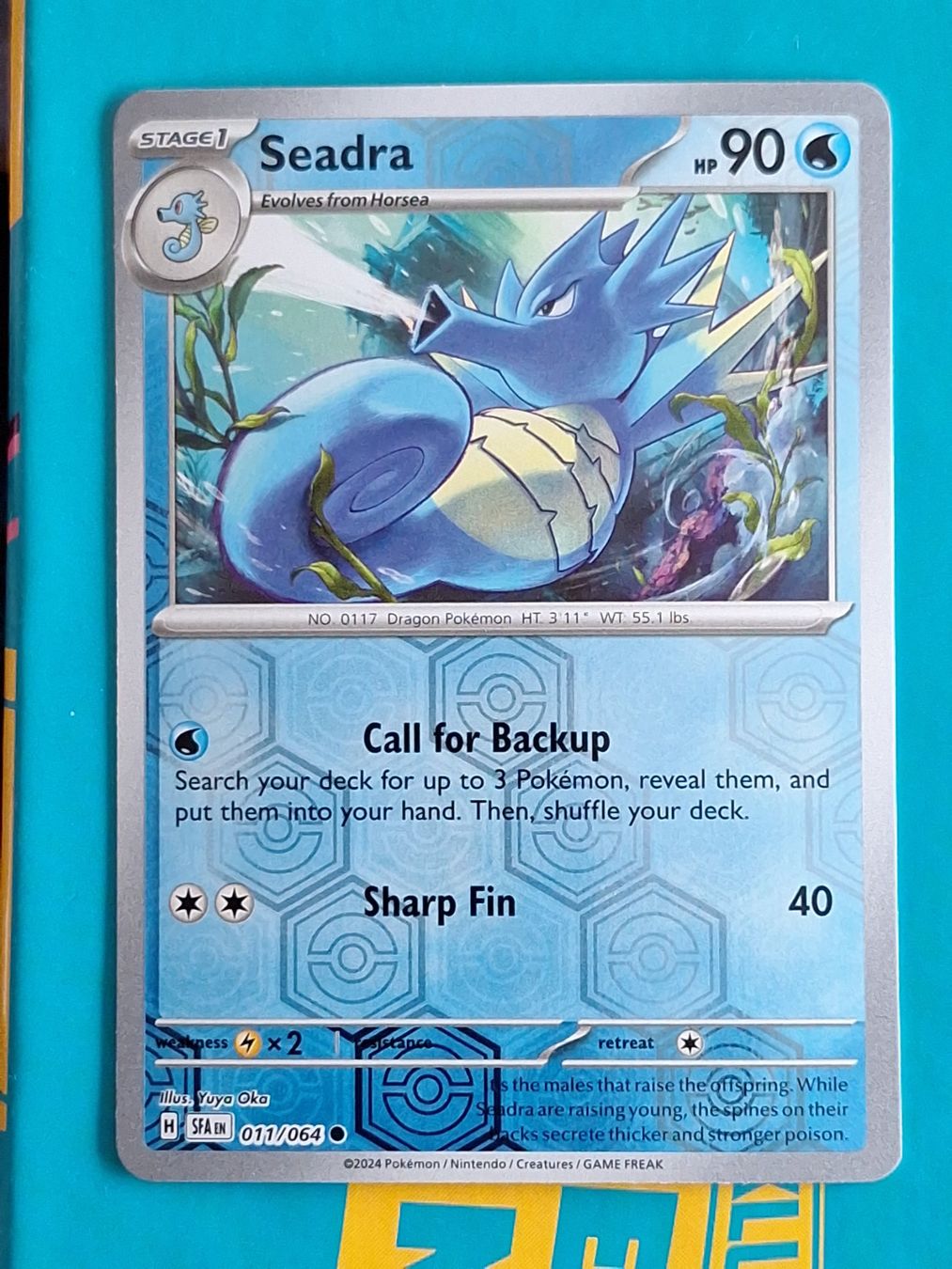 Pokémon Carte collezionabili: Seadra - Reverse Holo - Pokemon Shrouded Fable – Usato da Altstätten SG venduto da GGsGameshop