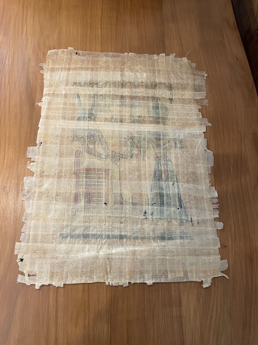 Gemälde: Peinture égyptienne sur papyrus  – Neu (gemäss Beschreibung) aus Lamboing von christopheO 1