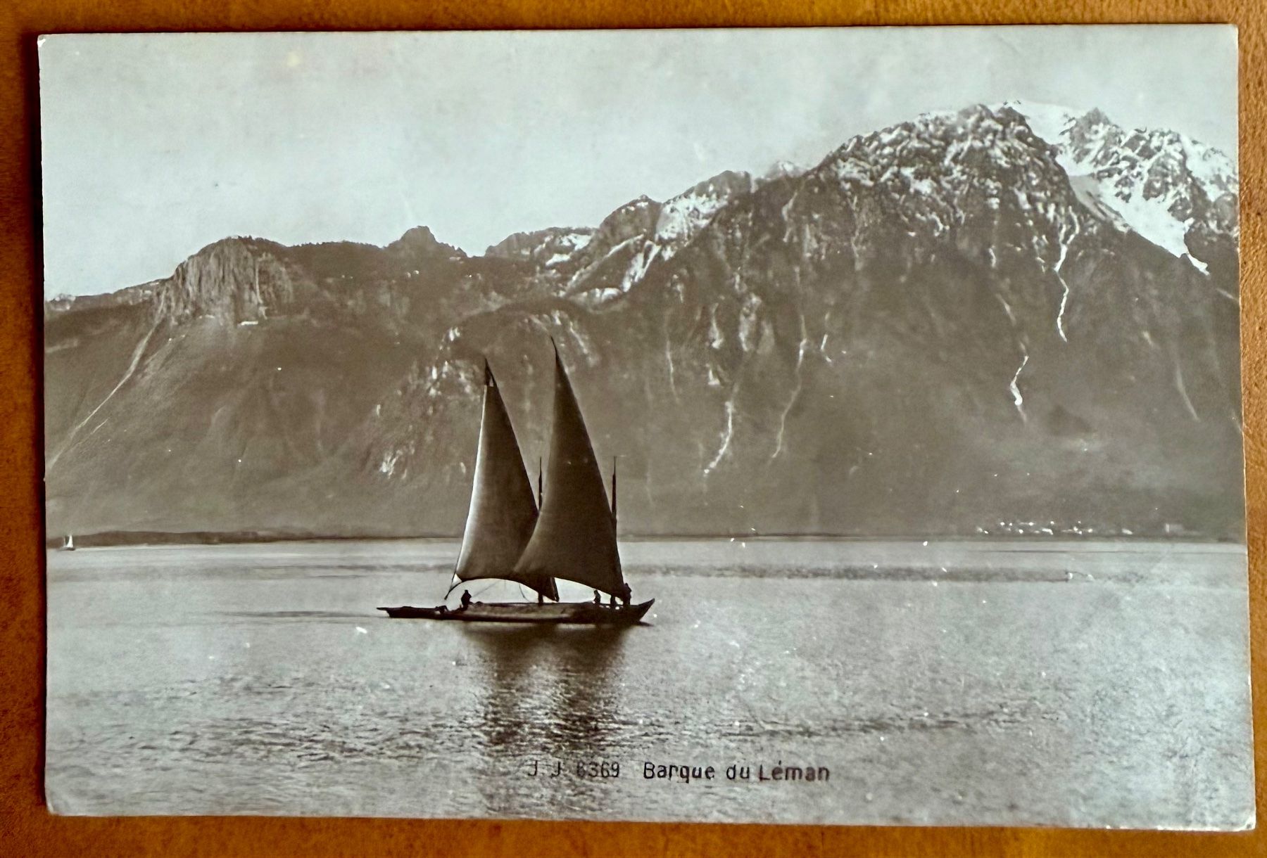 Ansichtskarten: Barque sur le Léman - Vers 1930 – Gebraucht aus Lutry von Ediego