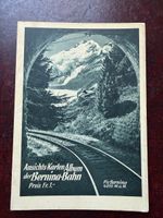 Album cartes Bernina Bahn St. Moritz Tirano 1930