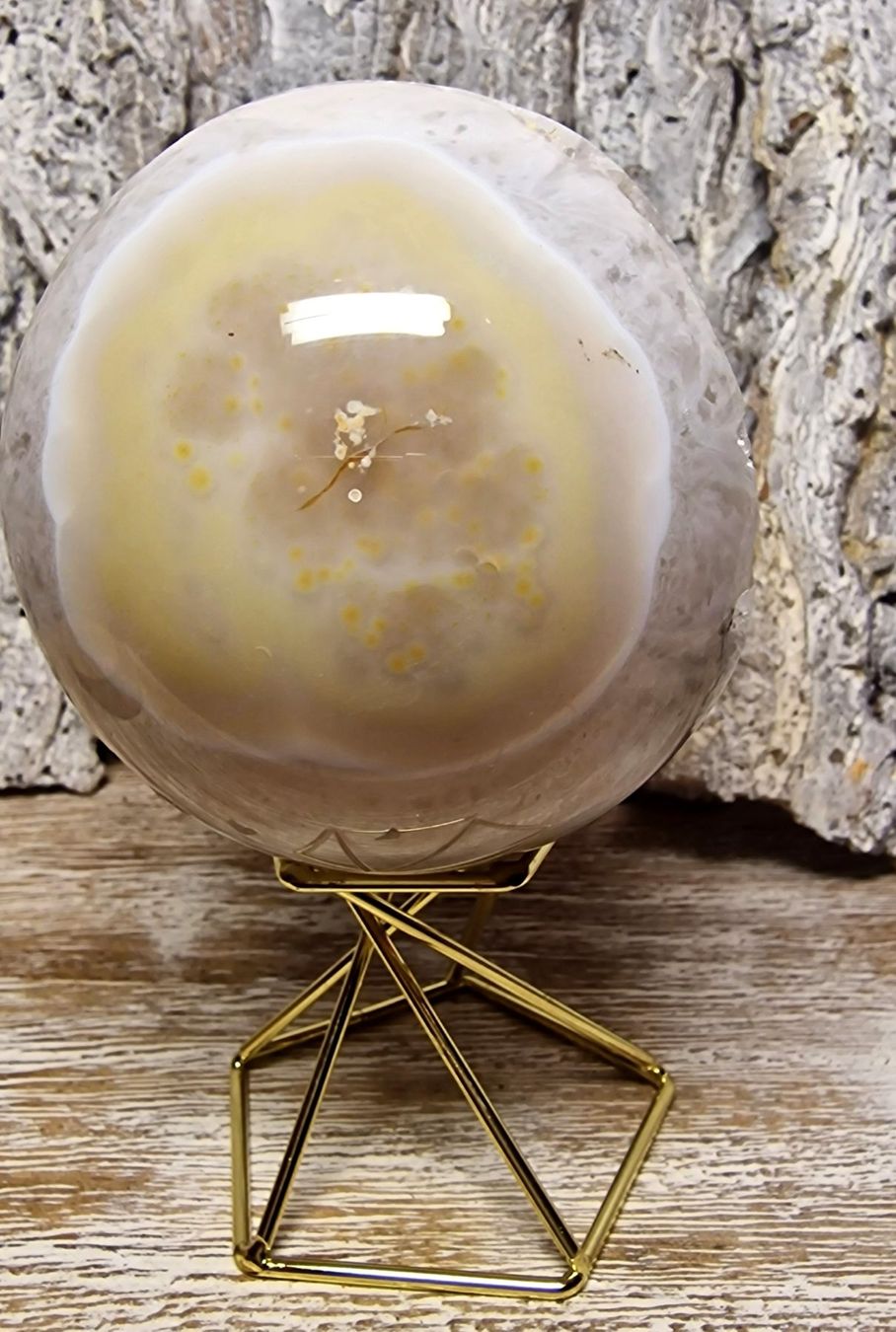 Minerali & Pietre curative: Drusen Achatkugel 77mm 476g – Nuovo (secondo la descrizione) da Matzingen venduto da Shay_Crystalz 3