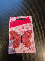 Bügelbild "Schmetterling" bordeaux,