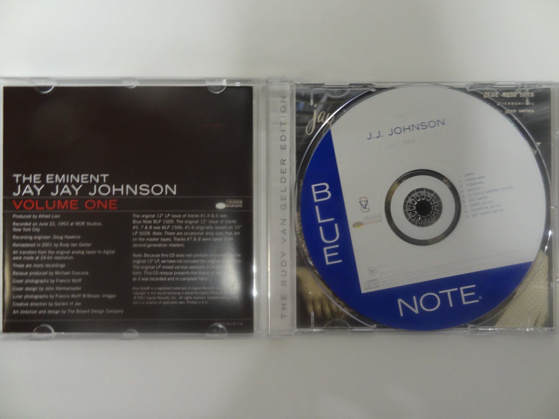 CD: J.J. Johnson - The Eminent Vol. 1 - Blue Note CD Jazz – Usato da luzern venduto da musicandart 2