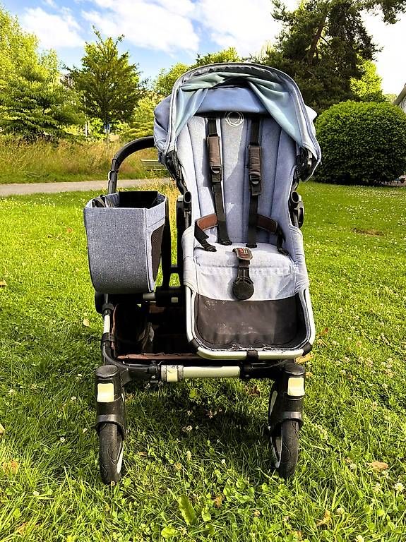 Carrozzine: Kompletter Bugaboo Donkey 2 (Zwillings-/Geschwisterwagen) – Usato da Zürich venduto da yueluescher 3