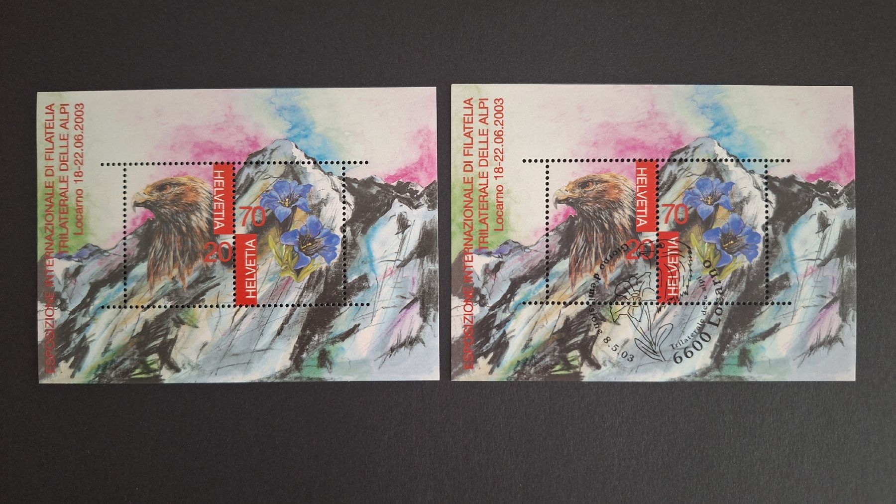Alle Briefmarken: 2003,Nr.1087,Blockausgabe,gest.+ ungest. – Neu (gemäss Beschreibung) aus Pratteln von walti-6060