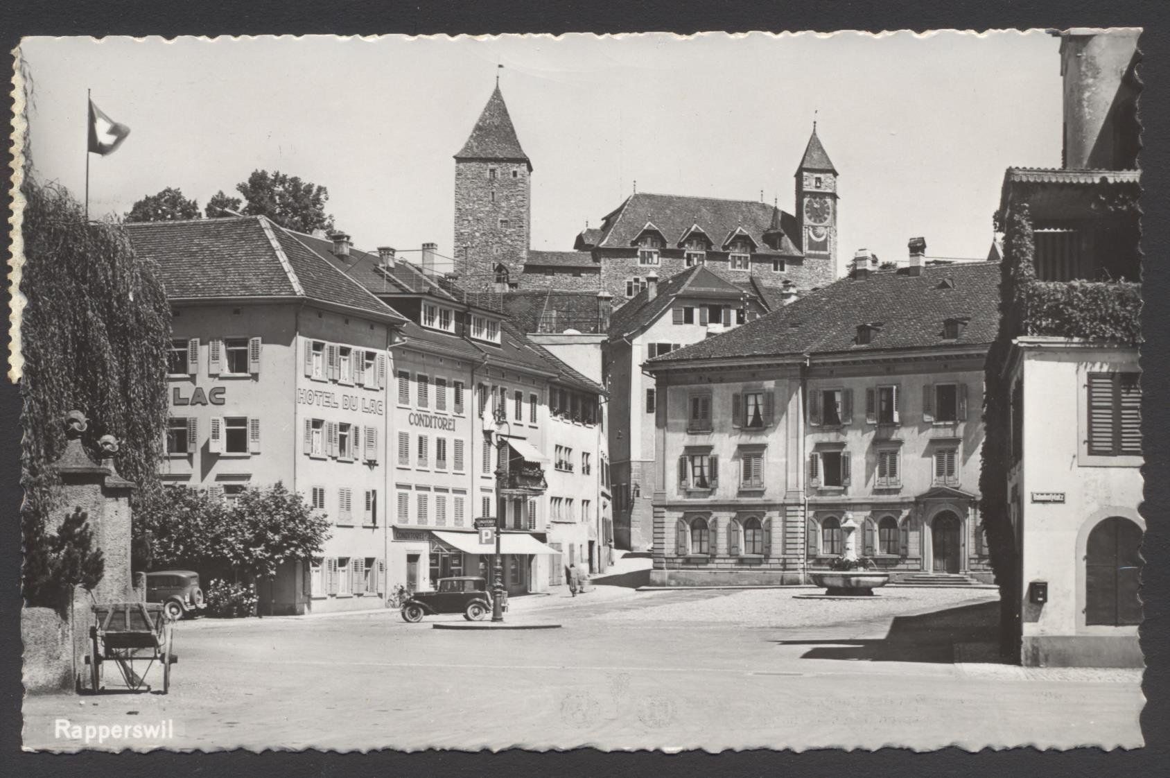Cartoline postali: PK Rapperswil – Usato da Siebnen venduto da Fstaehli