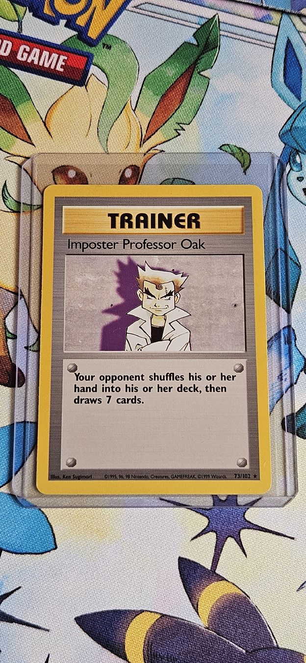 Pokémon Sammelbilder & Trading cards: Imposter Professor Oak 73/102 Base Set ENG – Gebraucht aus Belp von Ginus85