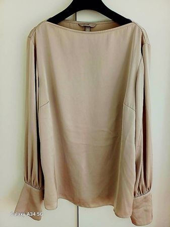 SATIN DAMEN BLUSE VON H&M Größe     38/40 EU   42/44 IT  