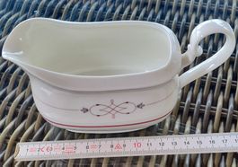 Villeroy& Boch Sauciere Porzellan weiss mit Dekor neu
