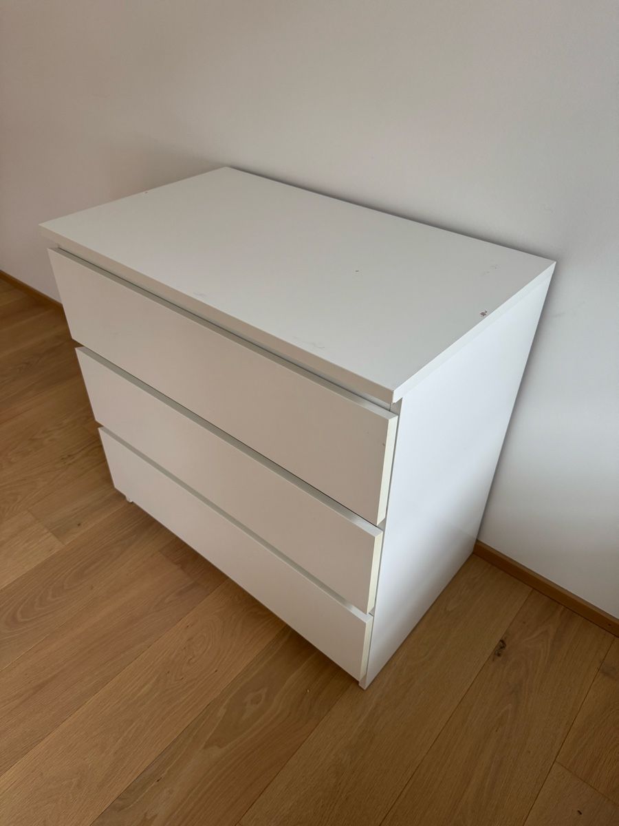 Cassettiere: Ikea Kommode weiss 3 Schubladen – Usato da Zug venduto da fpv.stef 1