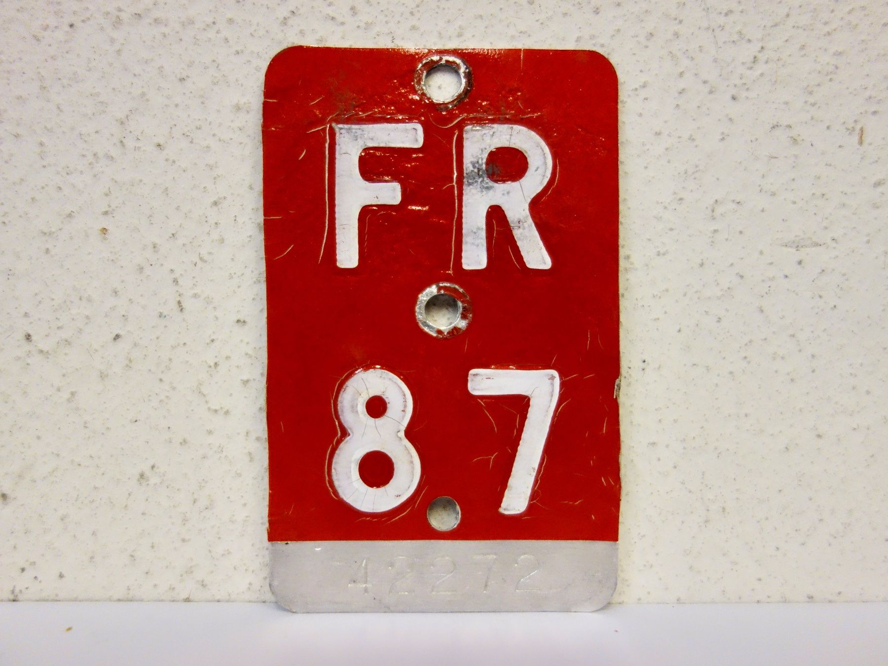 Ecriteaux: FR 87 VELONUMMER - FAHRRADSCHILD – D'occasion à Kerzers par djstarsky73