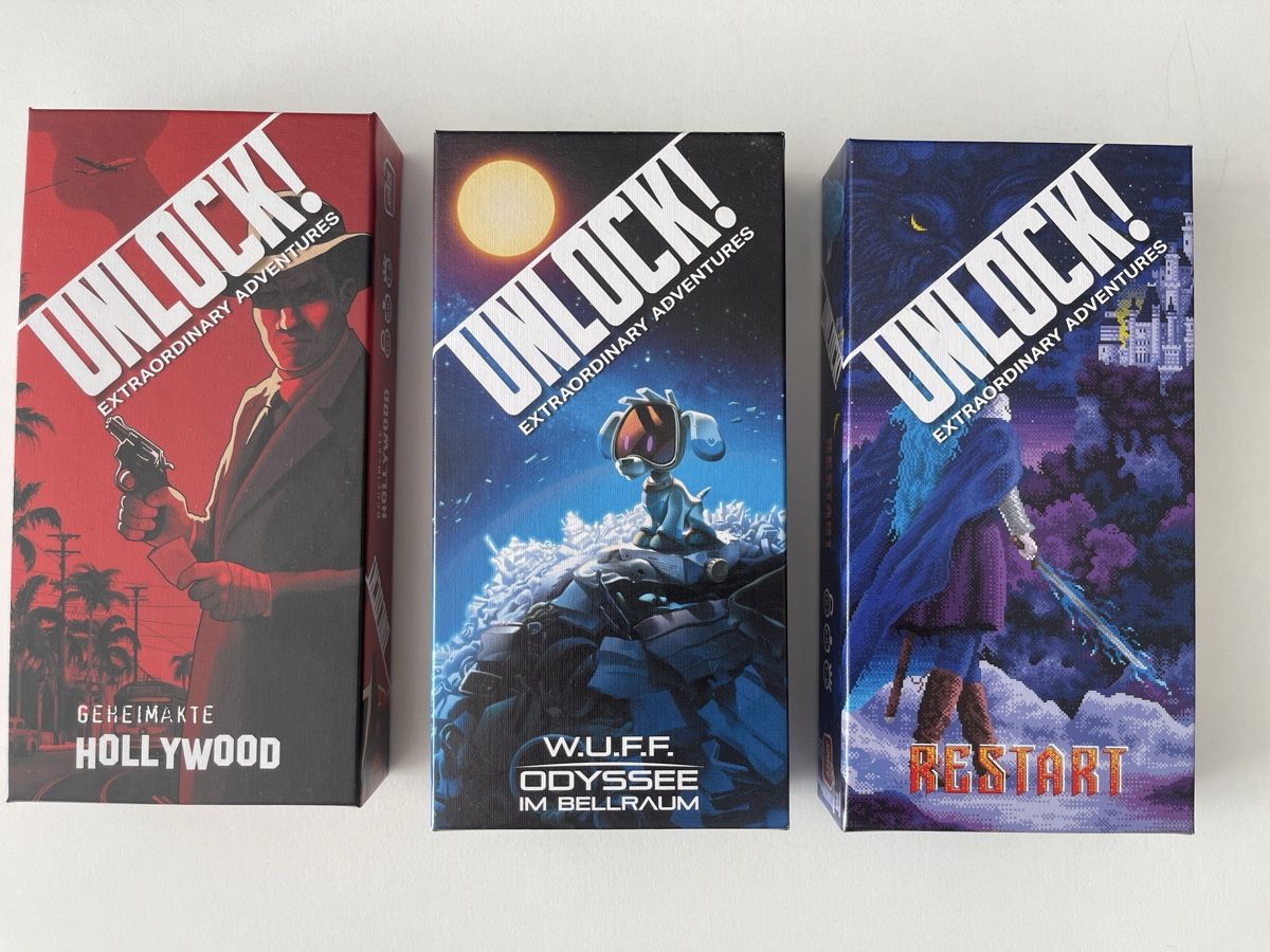 Spiele: Unlock! Extraordinary Adventures Set mit 3 Spielen – Gebraucht aus Zürich von sch_5zcd