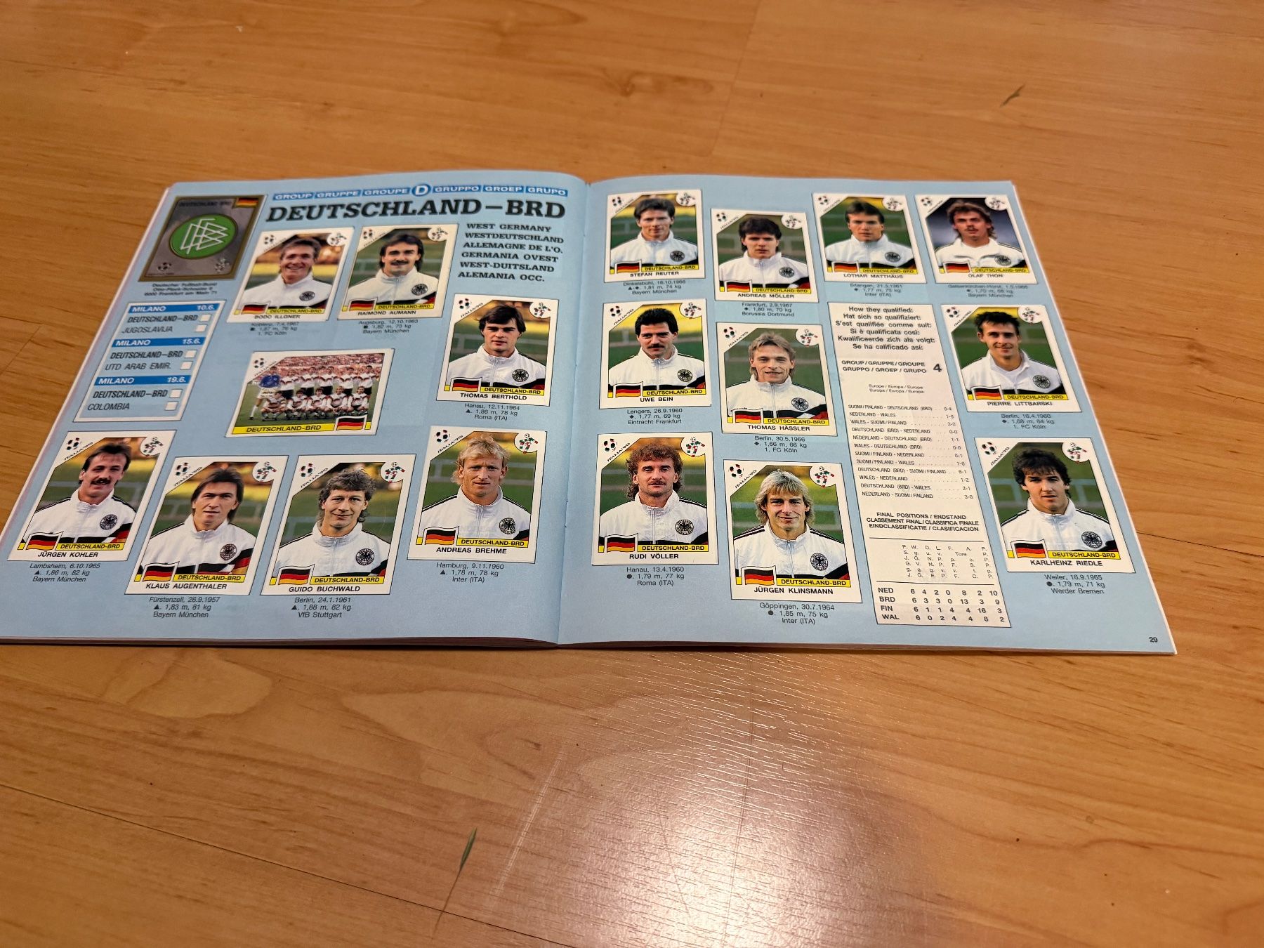 Panini Album: Album panini complet Italia 90 – Usato da Brügg BE venduto da Fred777 2