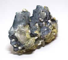 Fluorit mit Bergkristall aus China
