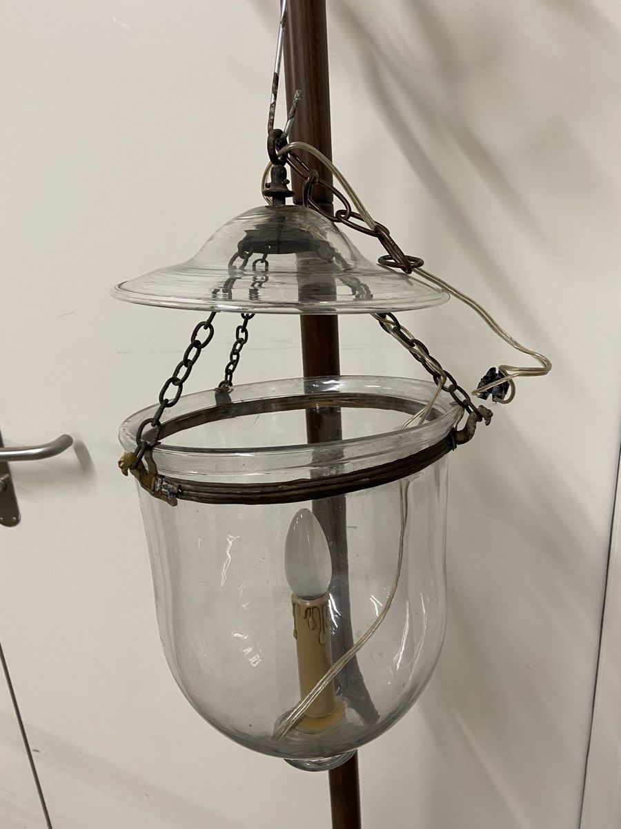 Kronleuchter & Deckenlampen: Antike Kolonial Glas Hängelampe – Gebraucht aus Dietikon von brocki-eyra 3