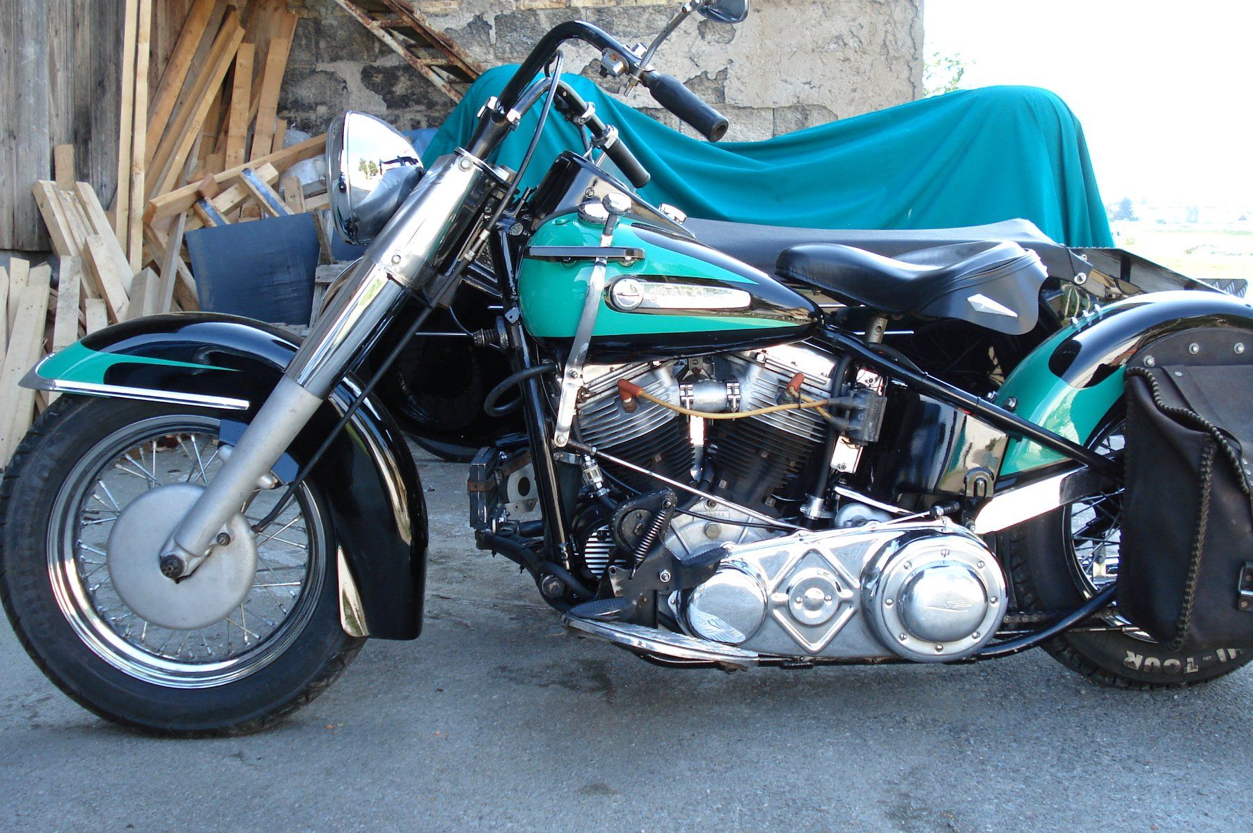 Sidecar: Harley-Davidson Gespann 1949 – Usato da Pfäffikon SZ venduto da big_sjd9 1