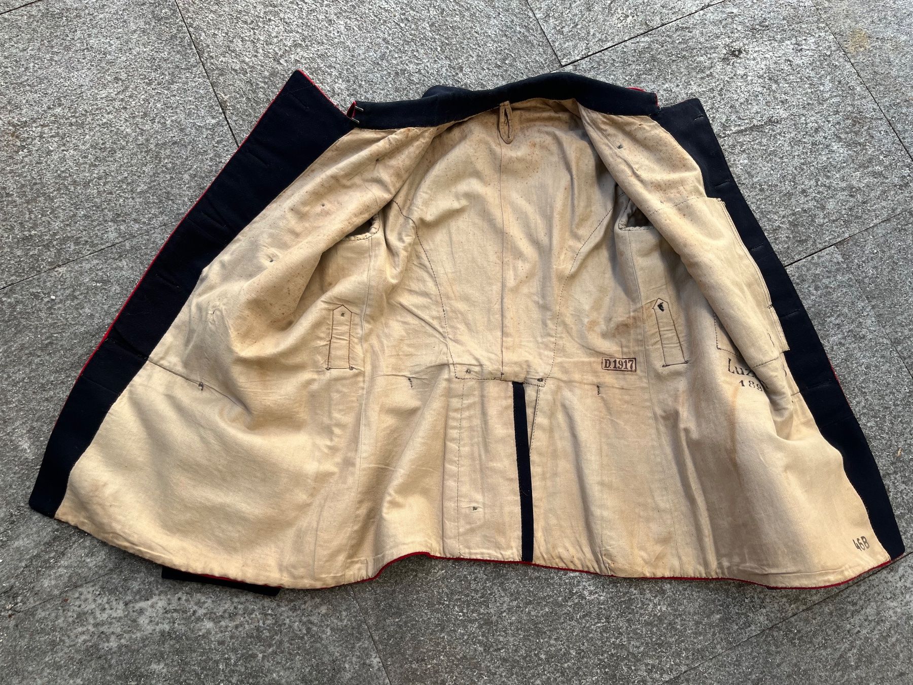 Schweizer Armee Uniformi: Uniform Antik WW1 – Usato da Bottmingen venduto da Puffsack 2