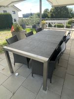 Gartentisch mit Stühlen, gebrauchter Zustand