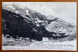 Klausenstrasse - Urnerboden, Passhöhe und Clariden 1901