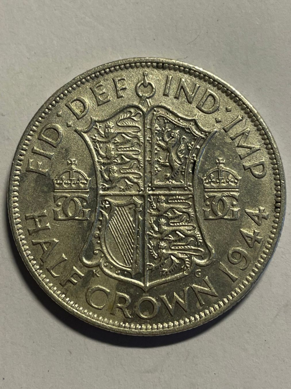 Alle Münzen: (48) England - Half Crown 1944 – Gebraucht aus Aesch BL von masmusgo 1