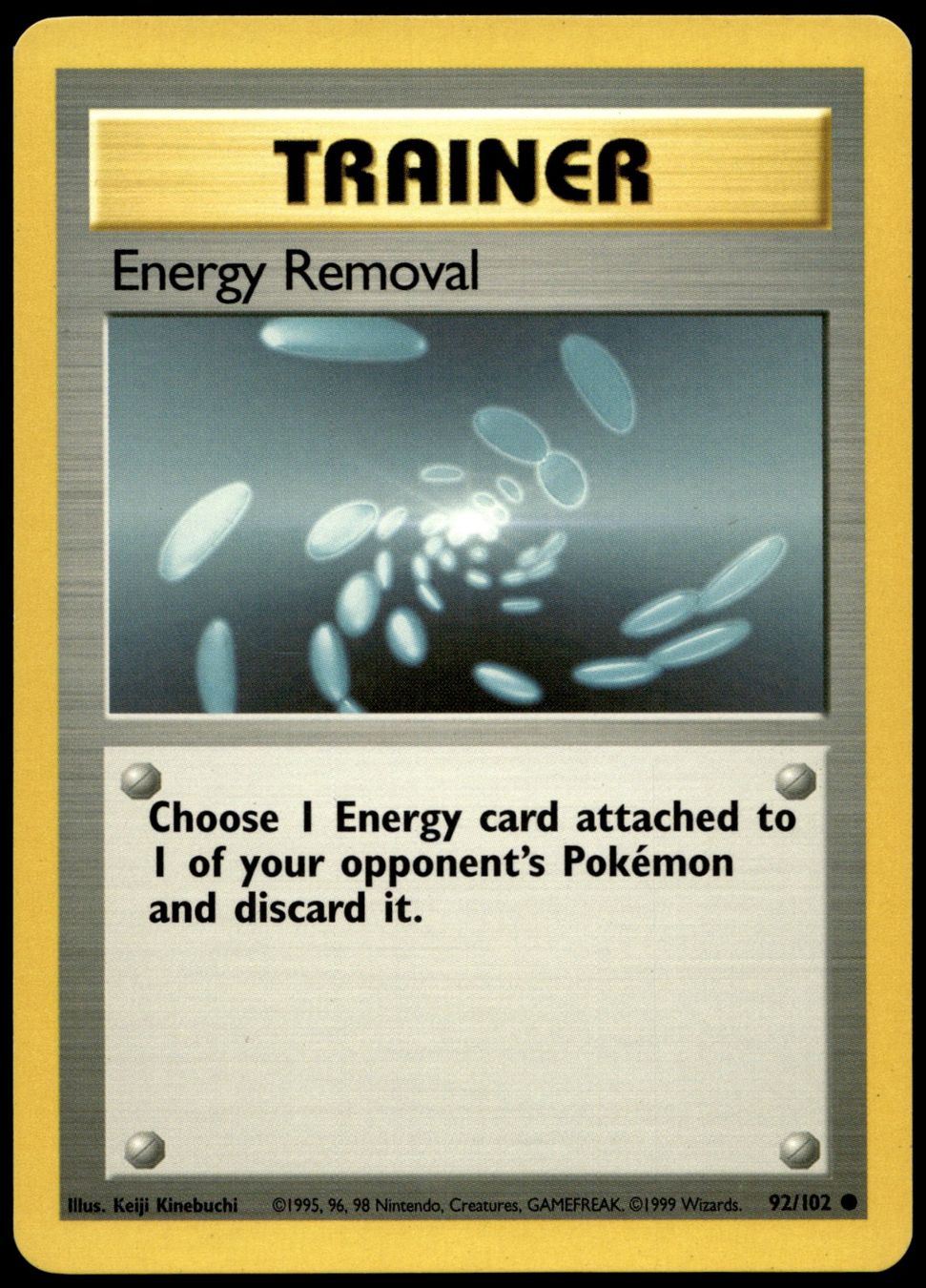 Pokémon Carte collezionabili: Energy Removal 92/102 Pokémon Base Set ab 1.- – Usato da Uster venduto da Madame_Cards