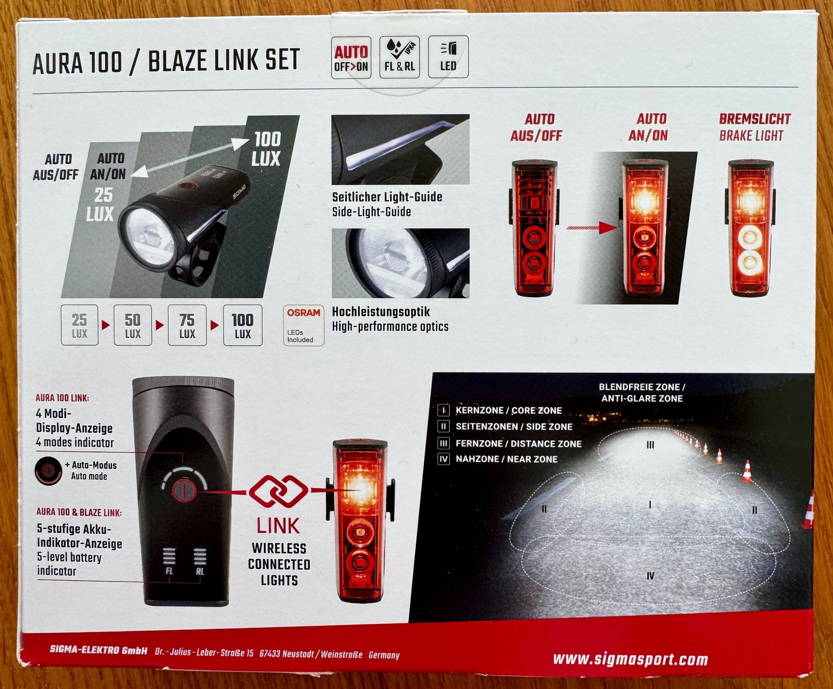 Pezzi di ricambio: Sigma AURA 100 + BLAZE LINK Set – Usato da Unterentfelden venduto da stofol 2
