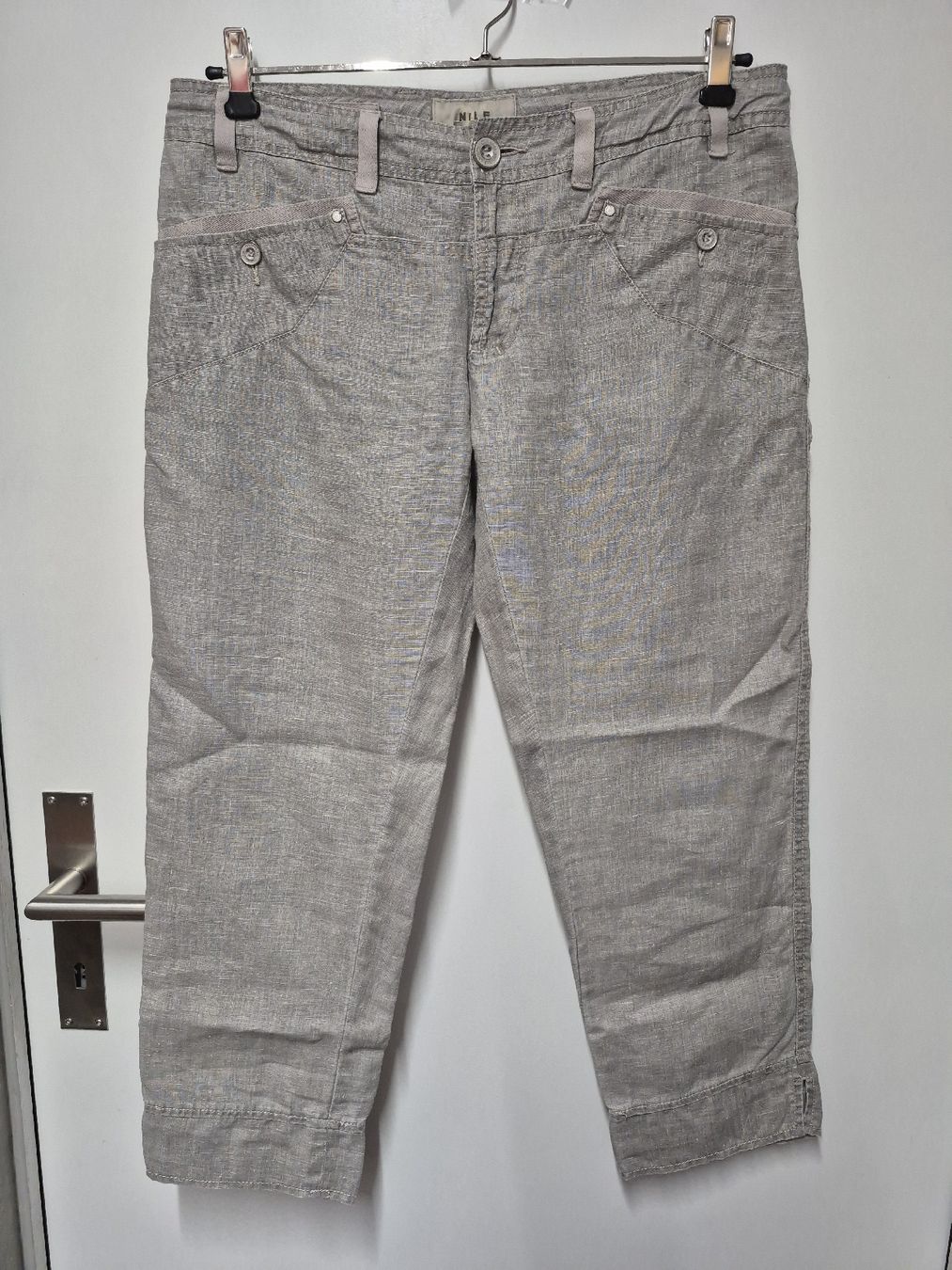 Nile Pantaloni: NILE Capri Hose Gr.S 100% Leinen – Usato da Merligen venduto da muss_haben
