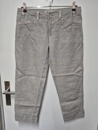NILE Capri Hose Gr.S 100% Leinen