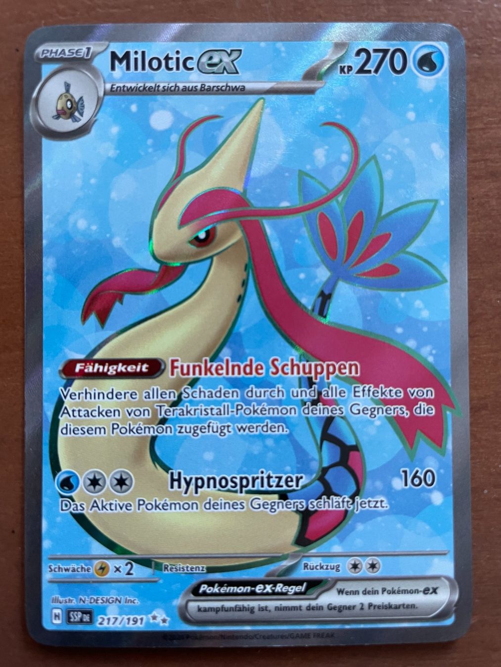 Pokémon Carte collezionabili: Pokemon Milotic eX (Versand gratis) – Nuovo (secondo la descrizione) da Chur venduto da Angerson