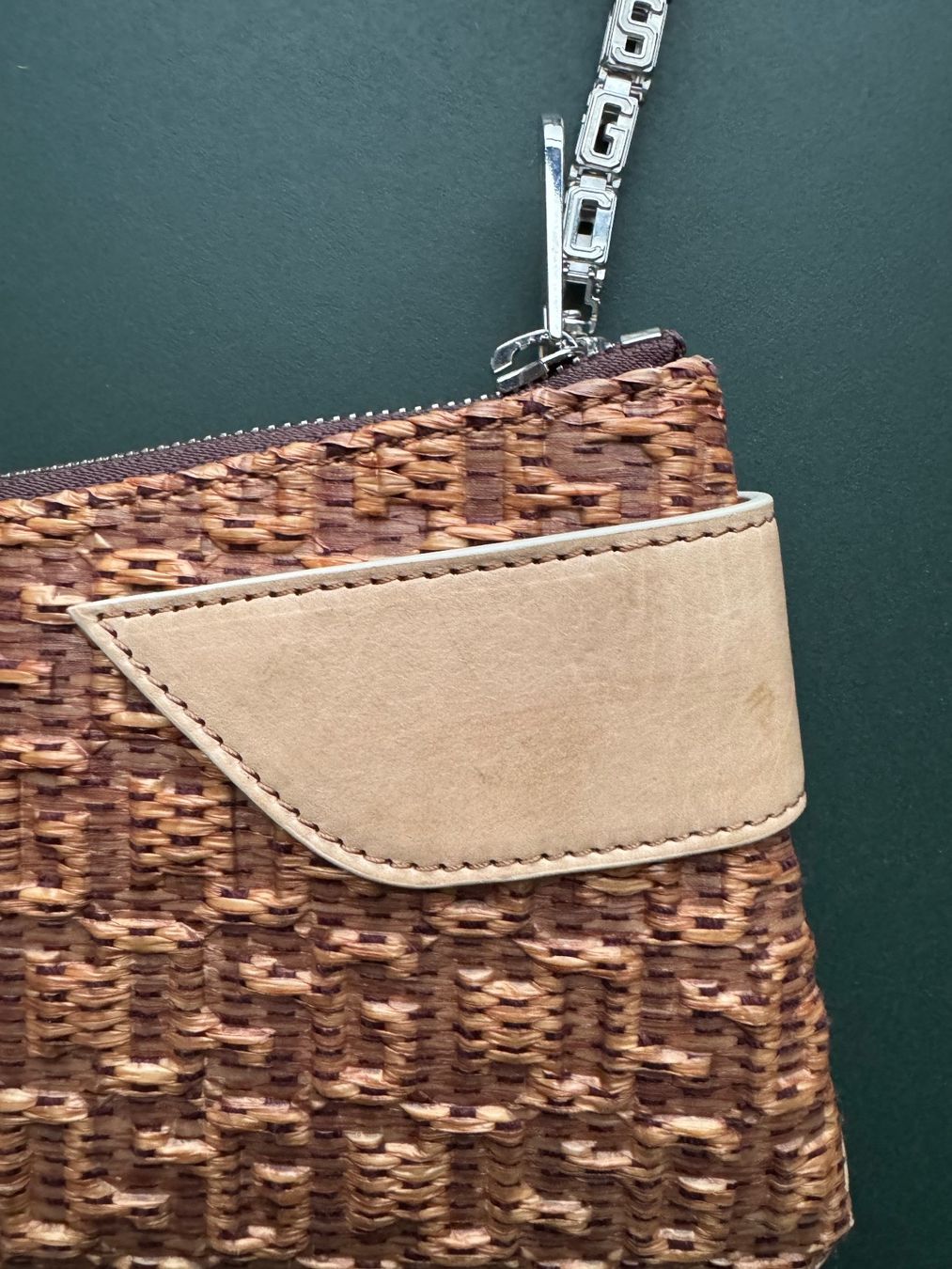 Borse da donna: GCDS COMMA NOTTE Monogramm Bag Brown – Usato da Klingnau venduto da Vdado 8