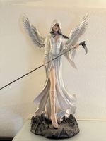 Weisse Todesengel Statue, detailreich, neuwertig!