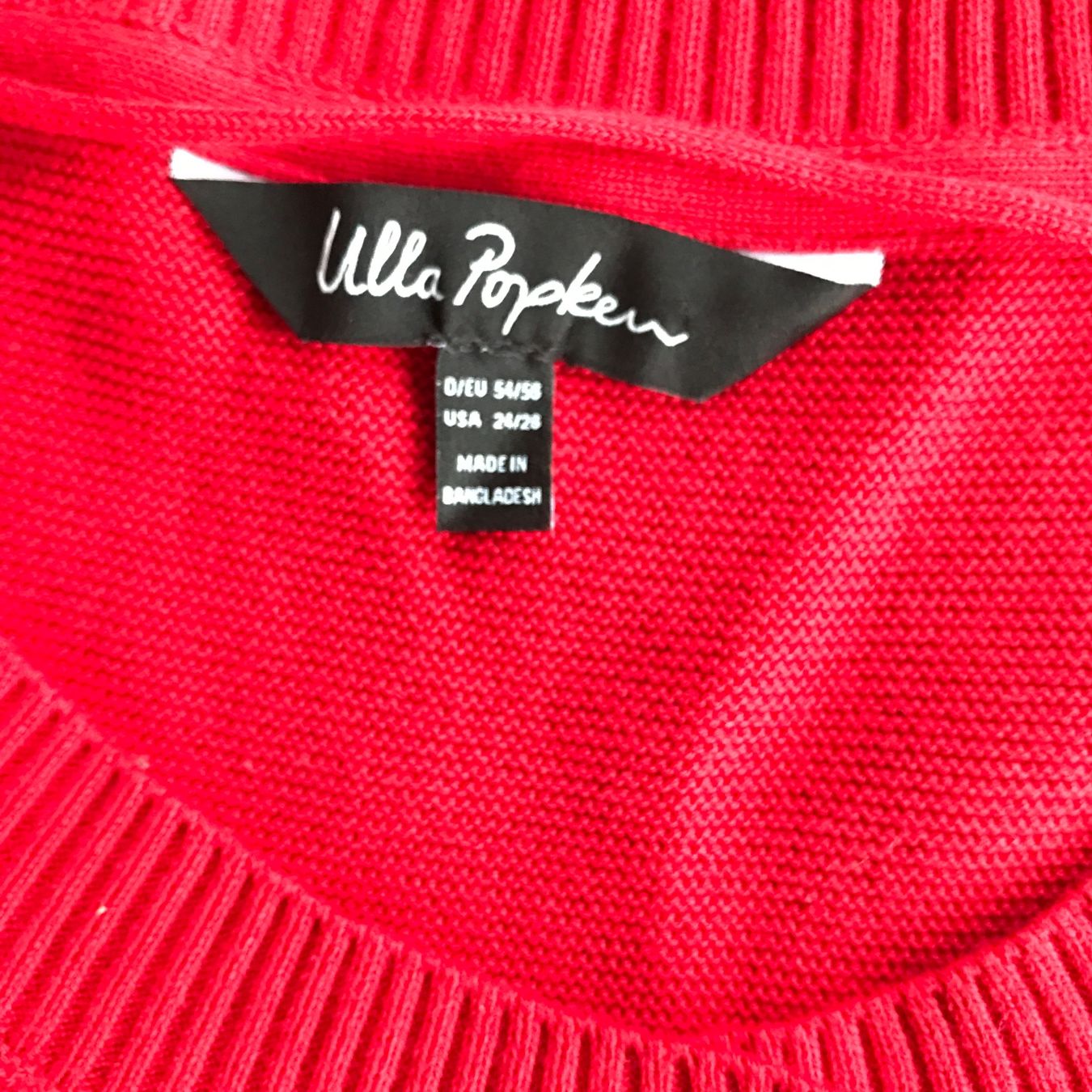 Ulla Popken Giacche: Ulla Popken Strickjacke, rot, Gr. 54/56 – Usato da Ebnat-Kappel venduto da Molton 3