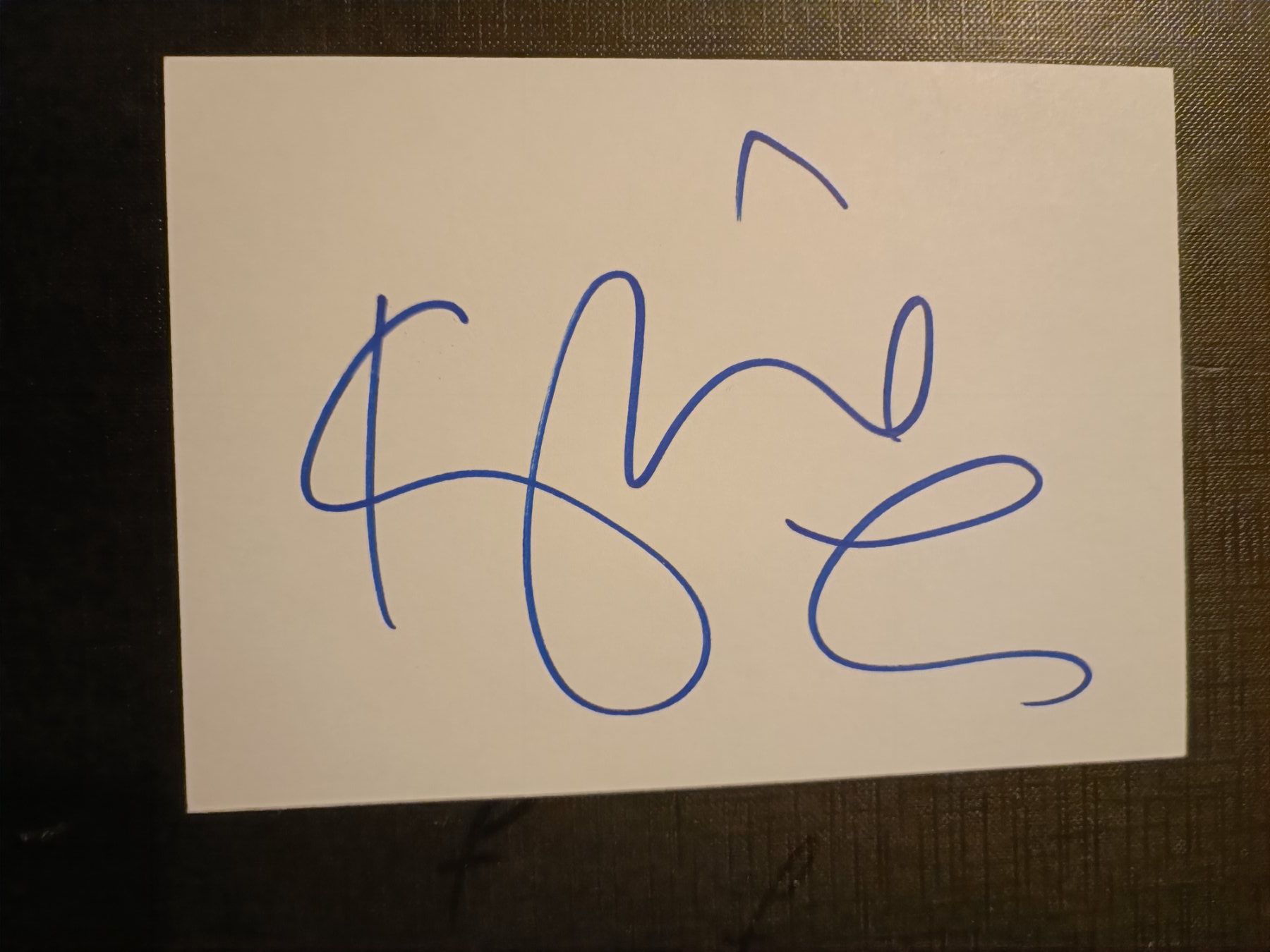 Autografi: Kylie Minoque - signierte Karte – Usato da Menziken venduto da Artographs
