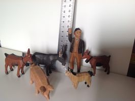 Huggler Brienz ? defekt / ancien animaux tier Holz