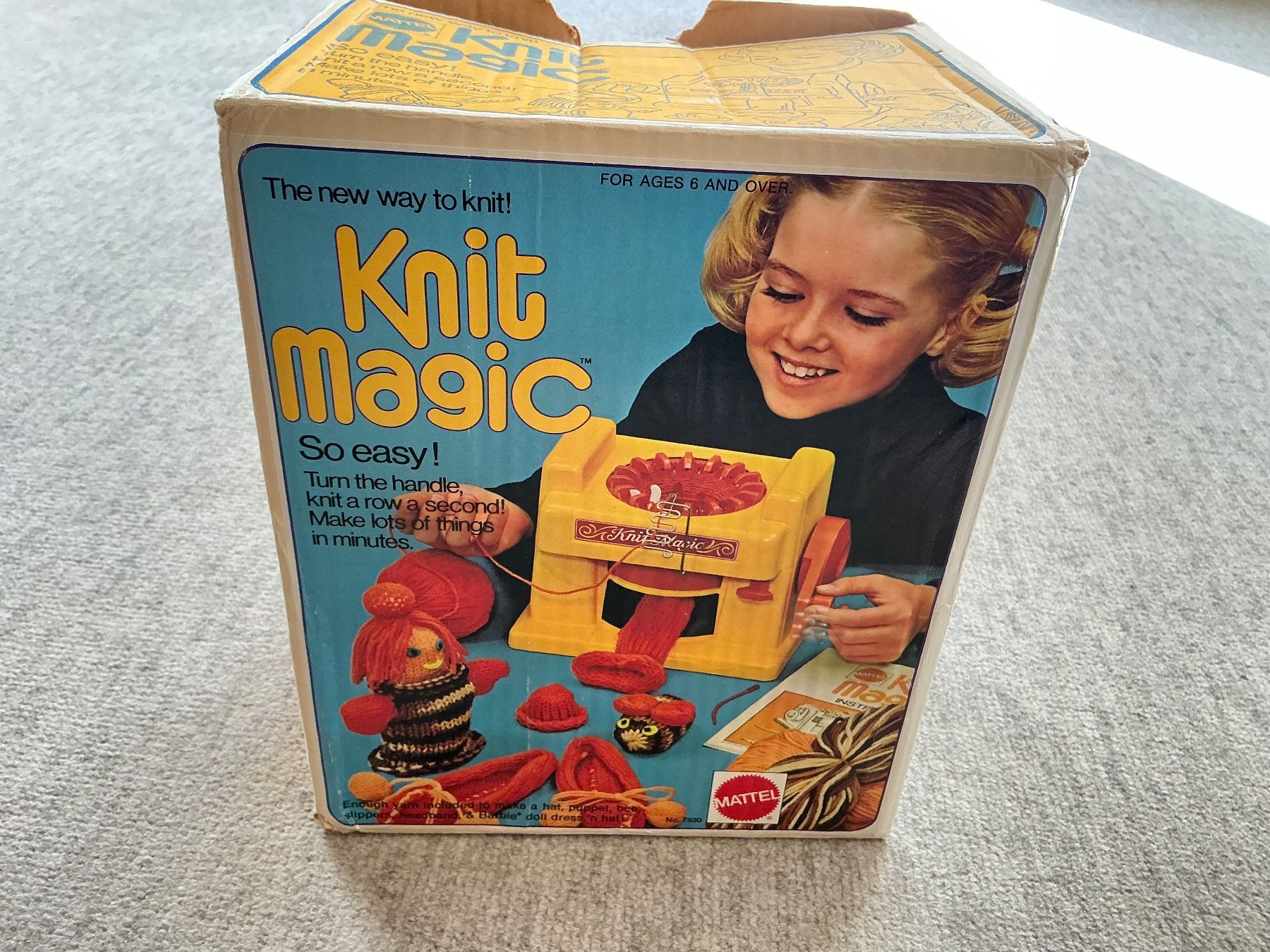 Giocattoli: antike Strickmaschine Mattel Knit Magic – Usato da Jona venduto da Jancy60