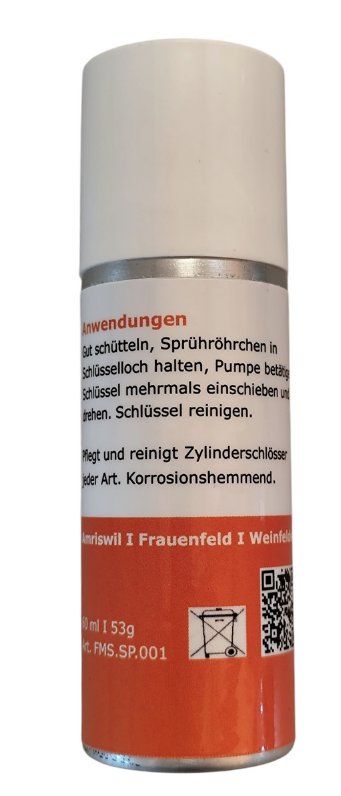 Chiavi: FMS Service Spray I FMS Line 60ml – Nuovo e nell'imballaggio originale da Amriswil venduto da FMS-8580 1