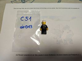Legofigur  air013	 Airport - Pilot  /C51