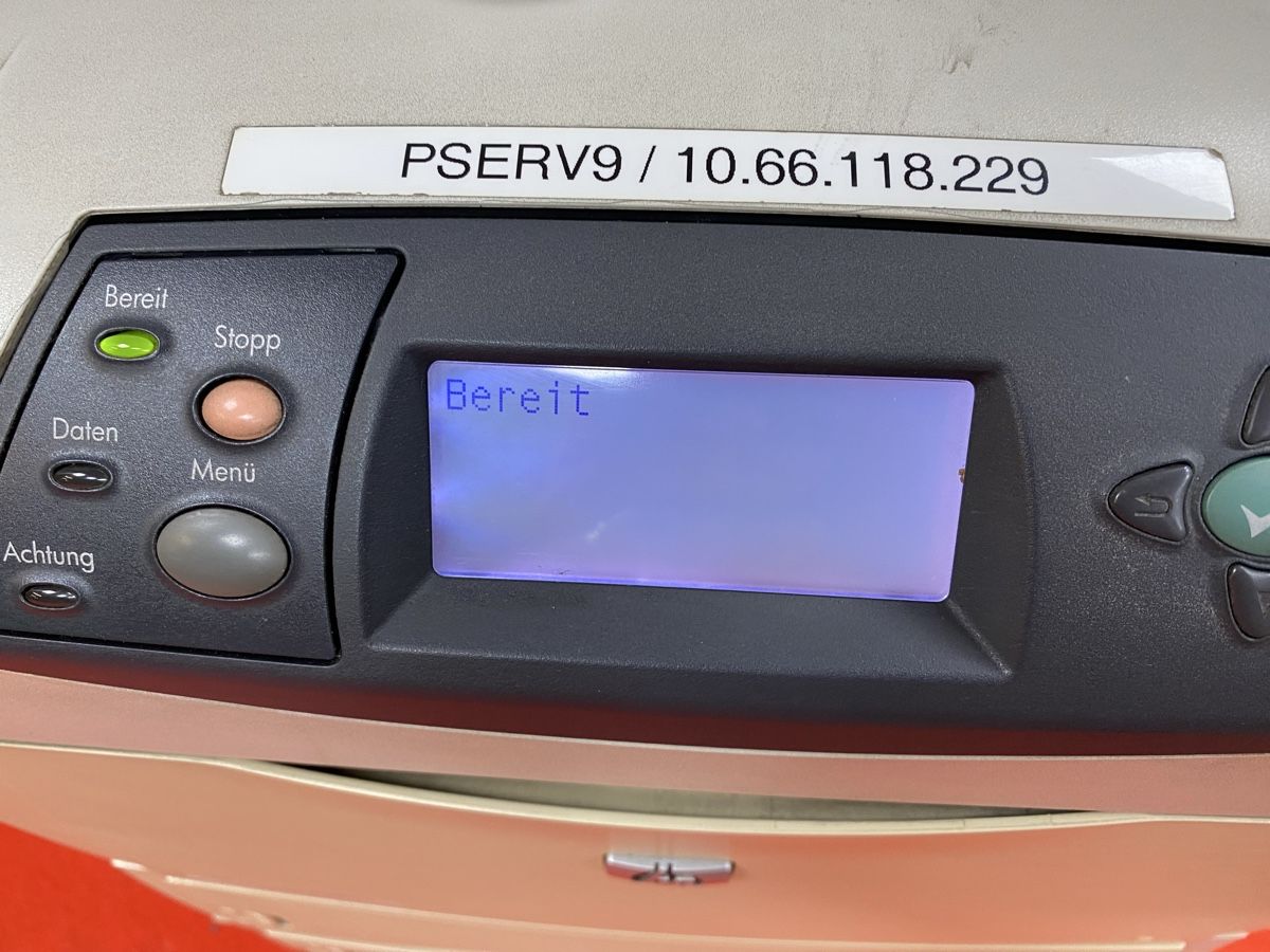 Hewlett Packard Drucker: Drucker von Hp Laser Jet 4259tn – Gebraucht aus Hägglingen von Karin0802 6
